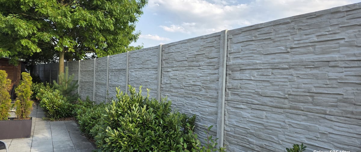 Realizace betonového plotu VM BETON 6
