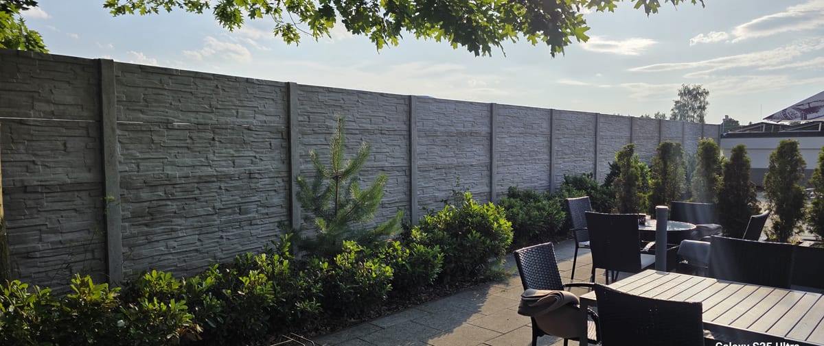 Realizace betonového plotu VM BETON 8