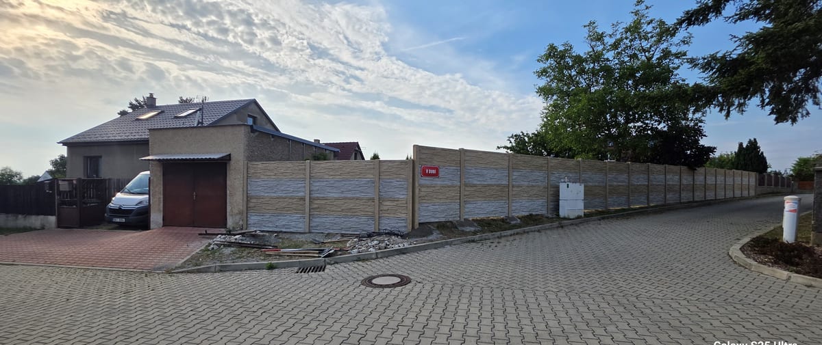 Realizace betonového plotu VM BETON 19