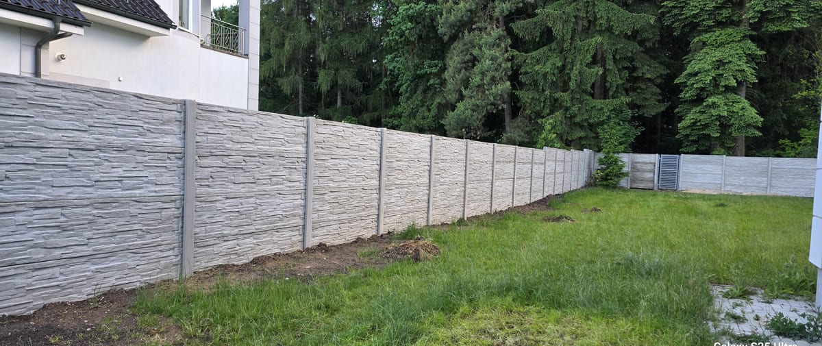 Realizace betonového plotu VM BETON 22