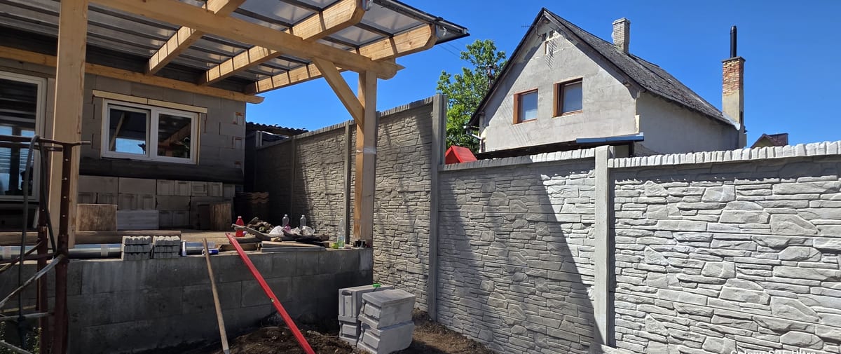 Realizace betonového plotu VM BETON 24