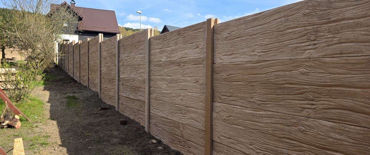 Realizace betonového plotu VM BETON 26