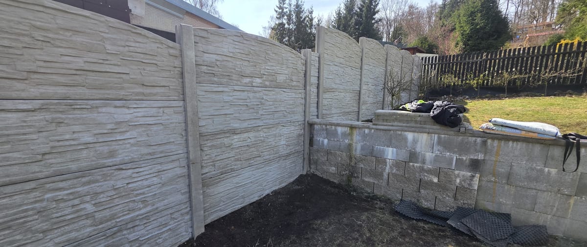Realizace betonového plotu VM BETON 29