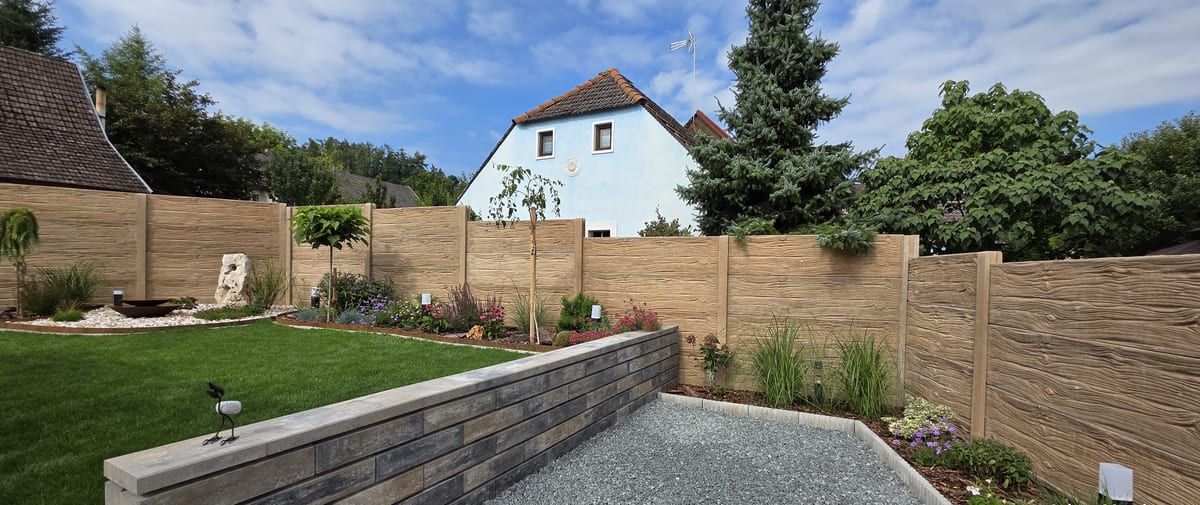 Realizace betonového plotu VM BETON 39