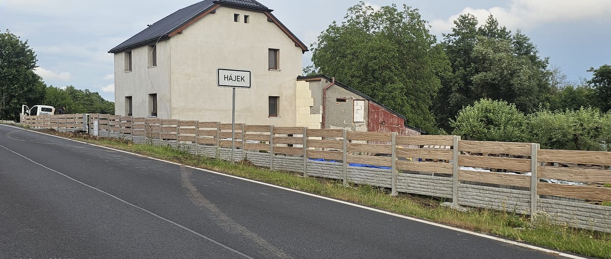 Realizace betonového plotu VM BETON 40