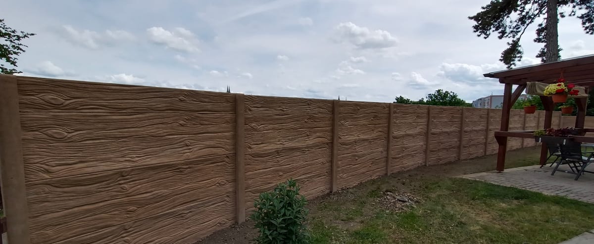 Realizace betonového plotu VM BETON 41