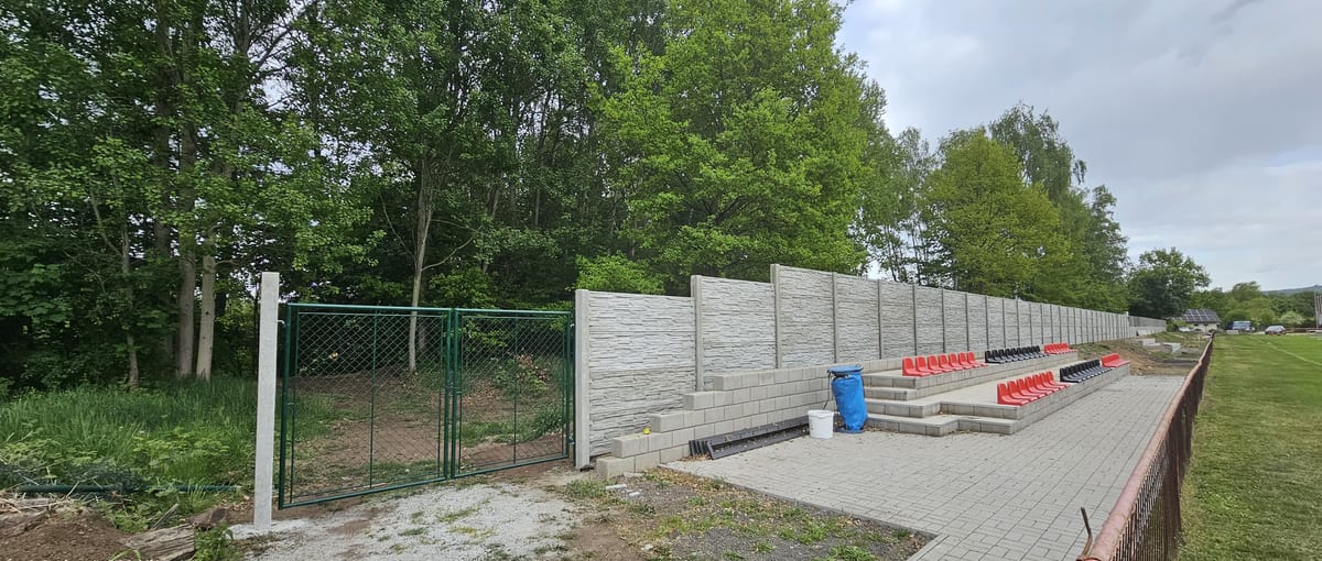 Realizace betonového plotu VM BETON 42
