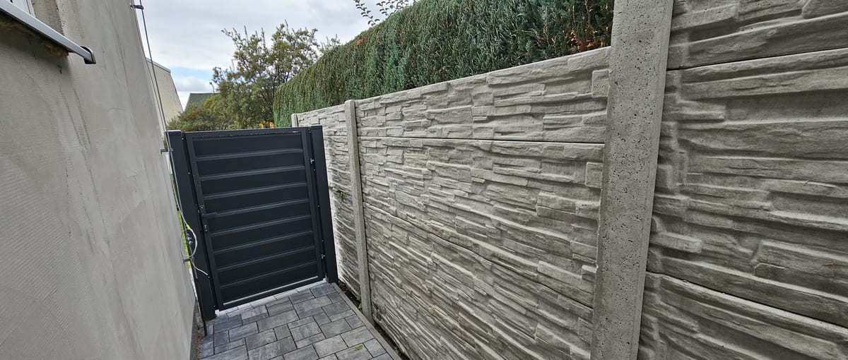 Realizace betonového plotu VM BETON 46