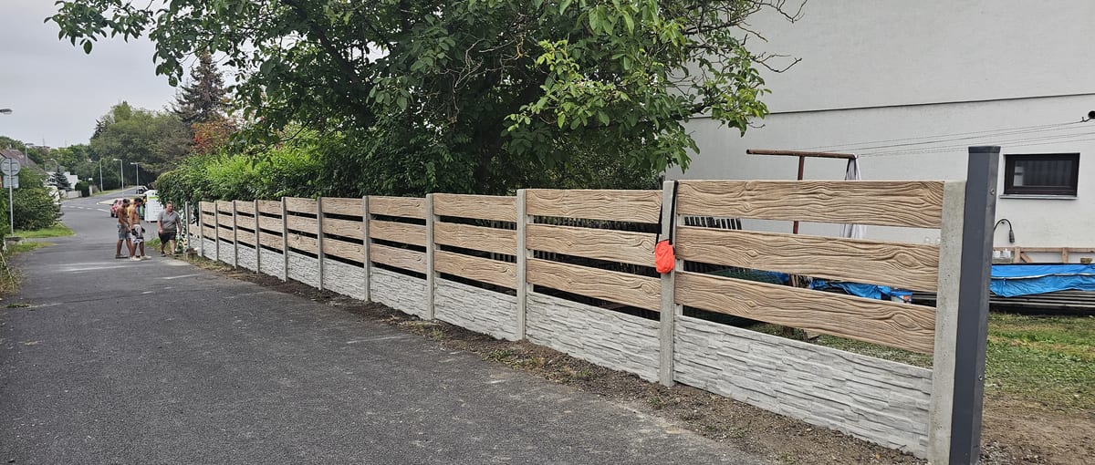Realizace betonového plotu VM BETON 47