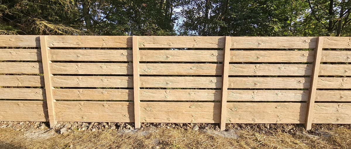 Realizace betonového plotu VM BETON 49