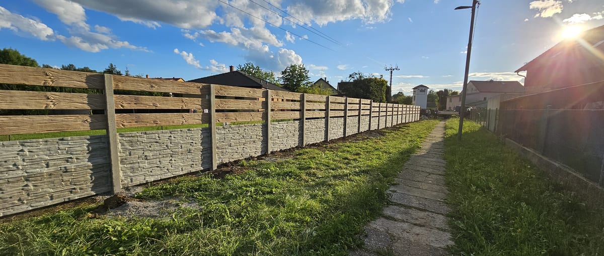 Realizace betonového plotu VM BETON 52