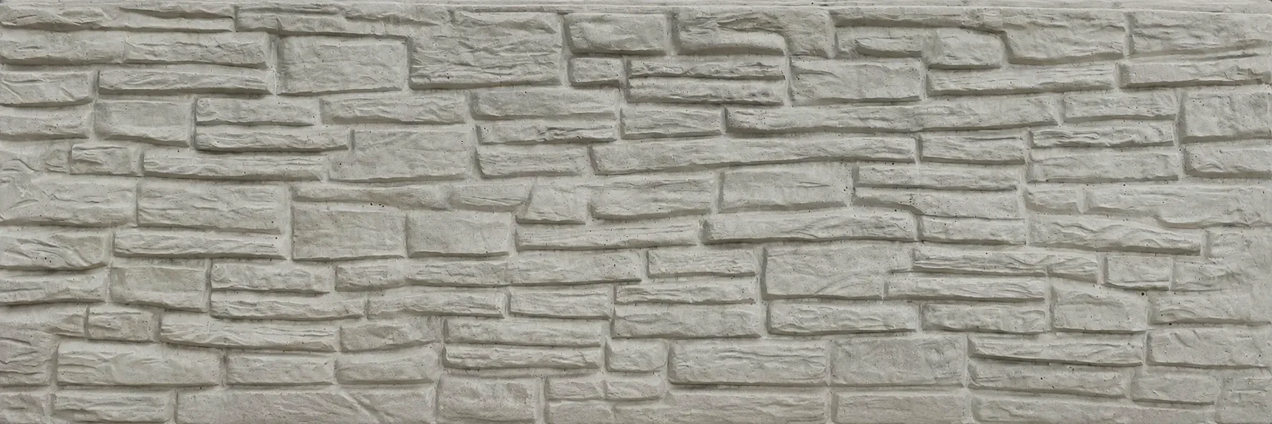 Vzor betonového plotu Lámaný kámen